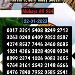 kerala lottery guessing 4 digit number tomorrow